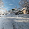 Vantage Hill Rd, Reston,VA a day after the big snow fall