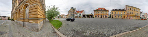 Masarykovo namesti, Mnichovo Hradiste, Czech Republic