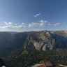 Overhanging rock of Glacier Point, Yosemite