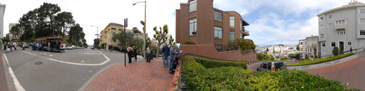 Upper point of Lombard Street