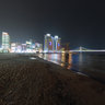 Night view of Kwangan-ri beach