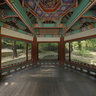 Painted Ceiling and hanging tablet of Jondeokjeong, Changdeokgung Palace