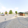 Bytca sqare of Slovak Republic - NW corner