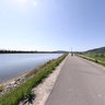 Water reservoir Zilina, road around