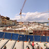 Building of new shopping center Hrad - on August 14th 2009