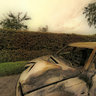 Hastrup parken, burned car