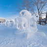 Snow sculpture: 1500