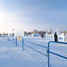 Snow sculpture: The most warm and fuzzy