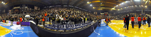 Partizan vs Olympiacos El basketball Belgrade 2