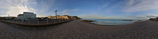Sidmouth seafront, Devon, England