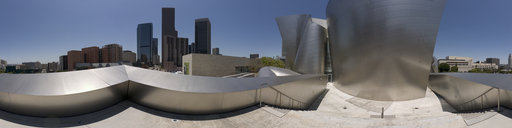The Walt Disney Concert Hall at the Los Angeles Music Center