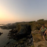 Enjoying the summer sunset 