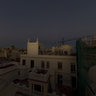 Sunset in a Madrid center terrace