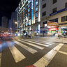 A scooter in the Gran Vía street