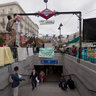 pacific protests in Puerta del Sol for a real democracy