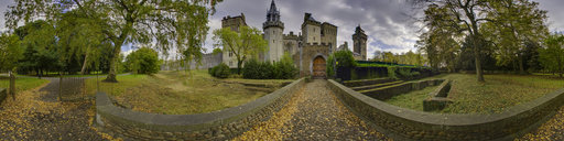 Cardiff Castle West Gate Wales UK