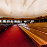 Interior of the Tabernacle on Temple Square, Salt Lake City, Utah USA