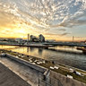 Hauptbahnhof Berlin zur Blauen Stunde