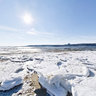 Frozen, Sandy Hook Bay, New Jersey