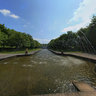 palace garden Wilhelmsthal nearby Calden in Nordhessen water garden