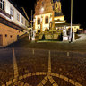 Aschaffenburg Stiftsplatz bei Nacht 2011