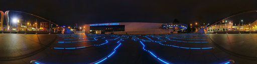 Millenium Clock At Night - Coventry