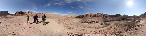 Petra hill view
