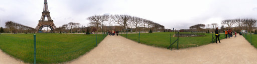 Eiffel Tower - View from Champ de Mars