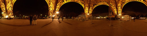 Eiffel Tower - Night View from Tower Base