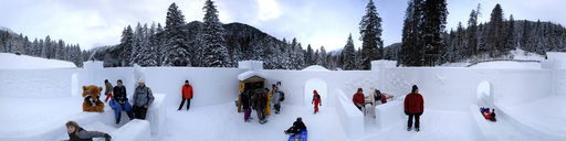 Forteresse De Neige (Boréon Alpes Maritimes)