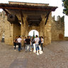 Brescia castle-inside of drawbridge-