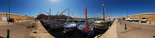 Saint-Tropez, les bateaux des pécheurs