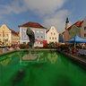 Flohmarkt in Schärding, Oberer Stadtplatz