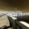 Umberto bridge, infrared panorama