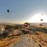 Göreme, hot air balloons at dawn