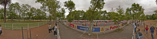 dakar 2009 La Rural, parc fermé