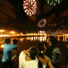 New Year's Fireworks Sao Jose do Rio Preto
