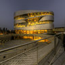 Mercedes-Benz Museum by night