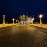 Caslte Schwerin at twilight