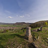 View from Hoernle to Dettingen and Bissingen/Teck