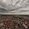 On top of the Ulmer Muenster - view over Ulm