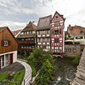 Fisherman's quarter in Ulm - the island at river Blau