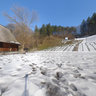 Ethno village and open-air stage in Trsic