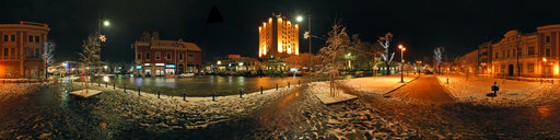 Grad Vršac, noću