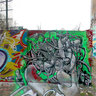 Freestyle graffiti paintings by Birmingham crew
