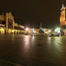 Krakow's Rynek Glowny Central Square - Poland