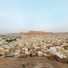 Say'ūn evening over the rocks - Ḩaḑramawt - Yemen