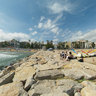 Sitges. Cliff and Beaches