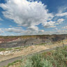 Open-cast mine