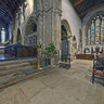 Interior view of Wimborne Minster